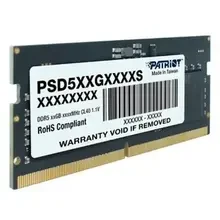Модуль пам'яті PATRIOT Signature Line SO-DIMM DDR5 32GB 4800 (PSD532G48002S)