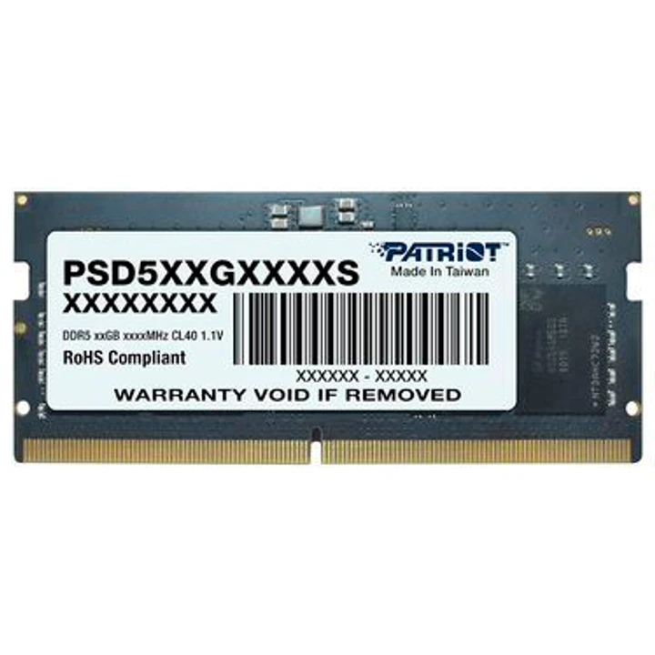 Модуль пам'яті PATRIOT Signature Line SO-DIMM DDR5 32GB 4800 (PSD532G48002S) Модуль пам'яті PATRIOT Signature Line SO-DIMM DDR5 32GB 4800 (PSD532G48002S)
