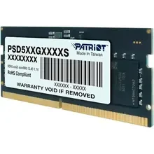 Модуль пам'яті PATRIOT Signature Line SO-DIMM DDR5 8GB 4800 (PSD58G480041S)