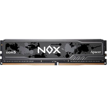 Модуль памяти APACER NOX 8GB DDR5 5600 MHz Black (AH5U08G56C52RMBAA-1)