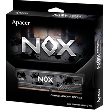 Модуль памяти APACER NOX 8GB DDR5 5600 MHz Black (AH5U08G56C52RMBAA-1)