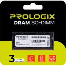 Модуль пам'яті PROLOGIX SO-DIMM 16GB 2666 МГц DDR4 (PRO16GB2666D4S)