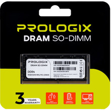 Модуль пам'яті PROLOGIX SO-DIMM 16GB 3200МГц DDR4 (PRO16GB3200D4S)