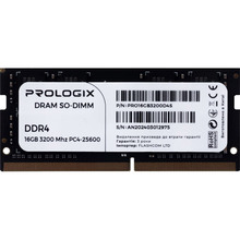 Модуль пам'яті PROLOGIX SO-DIMM 16GB 3200МГц DDR4 (PRO16GB3200D4S)