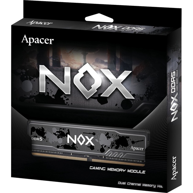 Модуль памяти APACER NOX DDR5 16GB 6000 (AH5U16G60C512MBAA-1) Тип DDR5