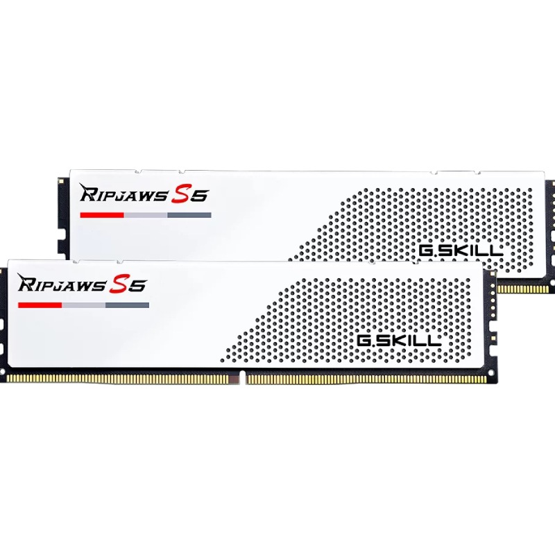 Набор G.SKILL Ripjaws S5 DDR5 2x16GB 6000 White (F5-6000J3040F16GX2-RS5W) Набор G.SKILL Ripjaws S5 DDR5 2x16GB 6000 White (F5-6000J3040F16GX2-RS5W)