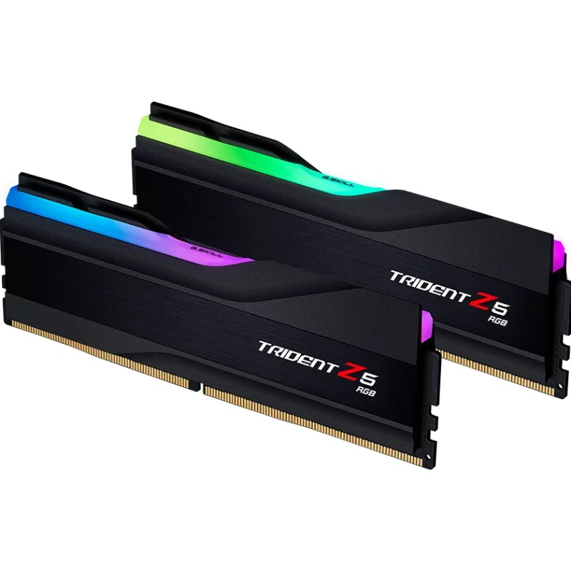 Набор G.SKILL Trident Z5 DDR5 2x16GB 6000 RGB Black (F5-6000J3040F16GX2-TZ5RK) Объем 32 Гб