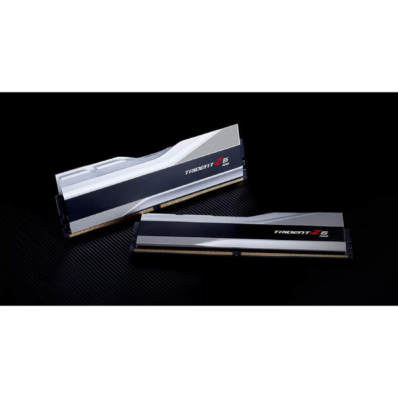 Внешний вид Набор G.SKILL Trident Z5 DDR5 2x16GB 7600 RGB Silver (F5-7600J3646G16GX2-TZ5RS)