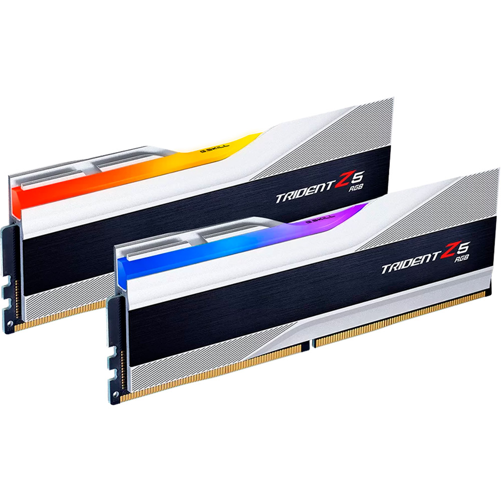 Набір G.SKILL DDR5 64GB 6000 МГц Trident Z5 RGB (F5-6000J3040G32GX2-TZ5RS) Об'єм 64 Гб