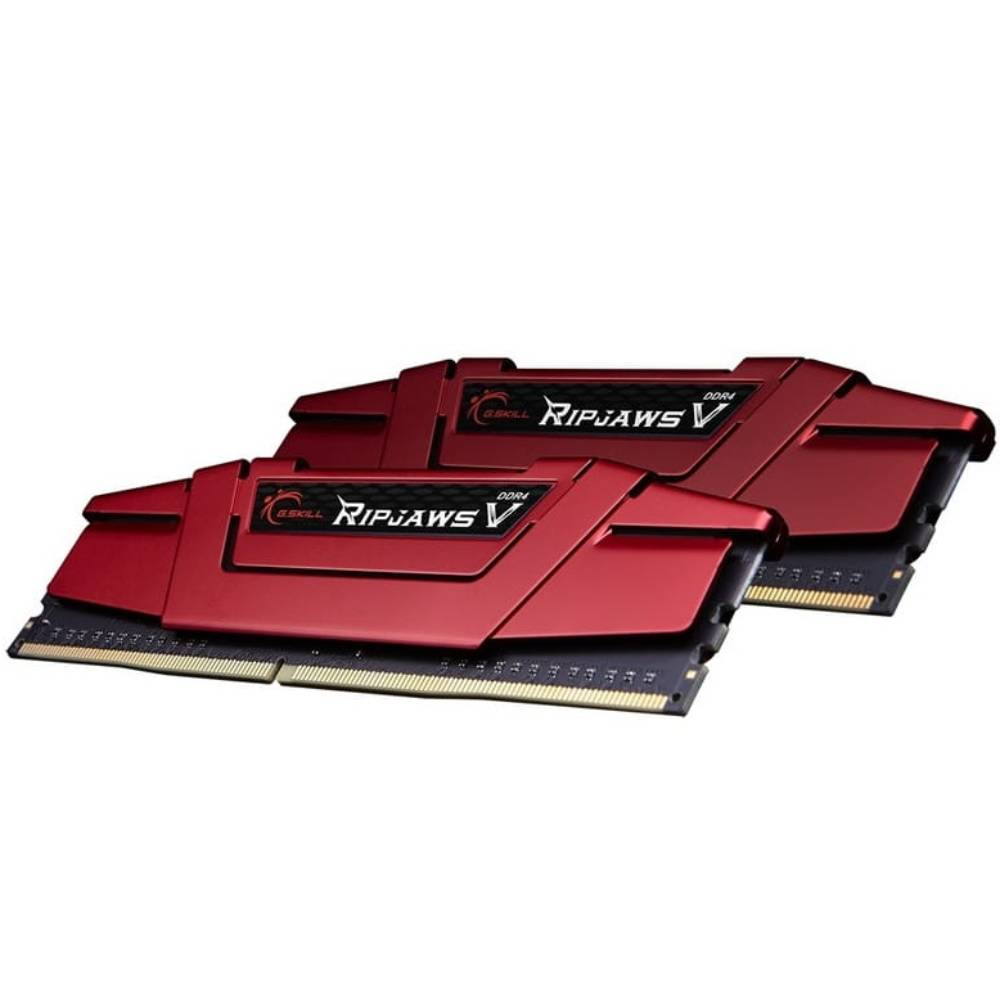 Набор G.SKILL DDR4 16GB (2x8GB) 2666 MHz Ripjaws V Red (F4-2666C19D-16GVR) Назначение для настольного компьютера