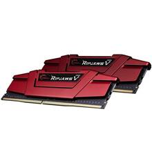 Набор G.SKILL DDR4 16GB (2x8GB) 2666 MHz Ripjaws V Red (F4-2666C19D-16GVR)