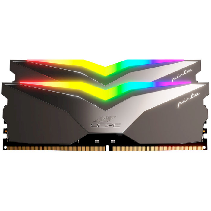 Набір OCPC 32Gb DDR5 6000MHz PISTA RGB C40 Titan Retail Kit (MMPT2K32GD560C40T)