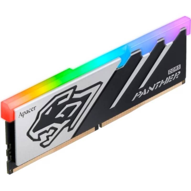 Модуль памяти APACER DDR5 16GB 5200 MHz Panther RGB (AH5U16G52C5229BAA-1) Назначение для настольного компьютера