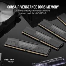 Набор CORSAIR DDR5 32GB (2x16GB) 6000 MHz Vengeance Black (CMK32GX5M2B6000C30)