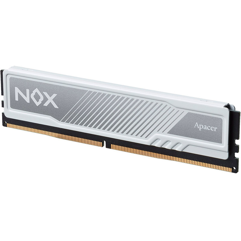 Набір APACER 16GB DDR4 3600MHz NOX White (AH4U16G36C25YMWAA-2) Об'єм 16 Гб