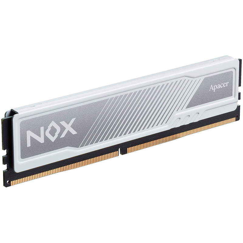 Модуль пам'яті APACER 8GB DDR4 2666MHz NOX White (AH4U08G26C08YMWAA-1) Призначення для настільного комп'ютера