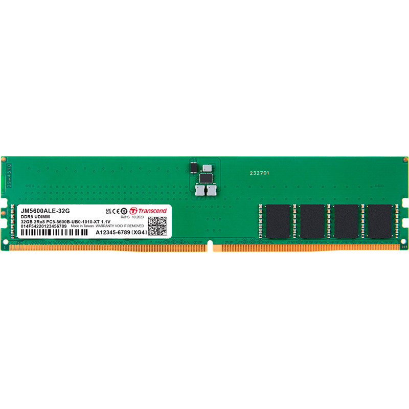 Модуль пам'яті TRANSCEND 32GB DDR5 5600MHz JetRam (JM5600ALE-32G)