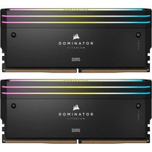 Набір CORSAIR 32GB DDR5 6000MHz Dominator Titanium RGB (CMP32GX5M2B6000C30)