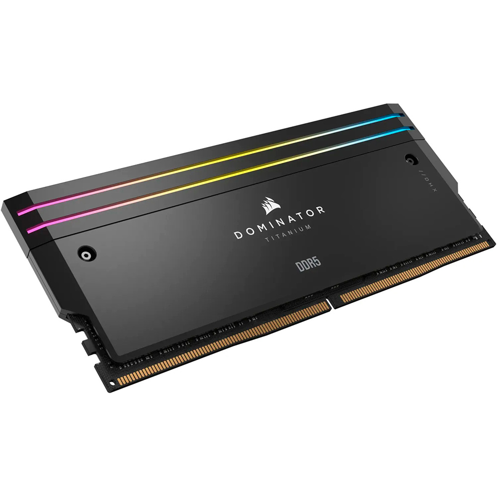 Набір CORSAIR 32GB DDR5 6000MHz Dominator Titanium RGB (CMP32GX5M2B6000C30) Тип DDR5