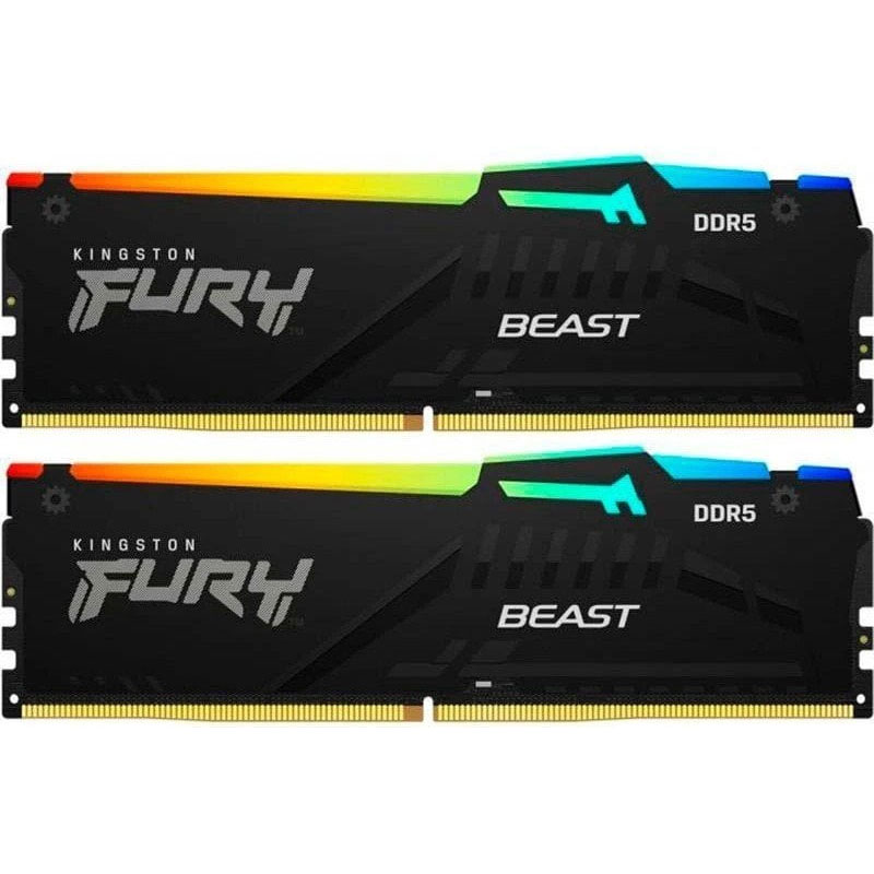 Набор KINGSTON FURY Beast DDR5 16GB (2x8GB) 6000 MHz RGB (KF560C36BBEAK2-16)