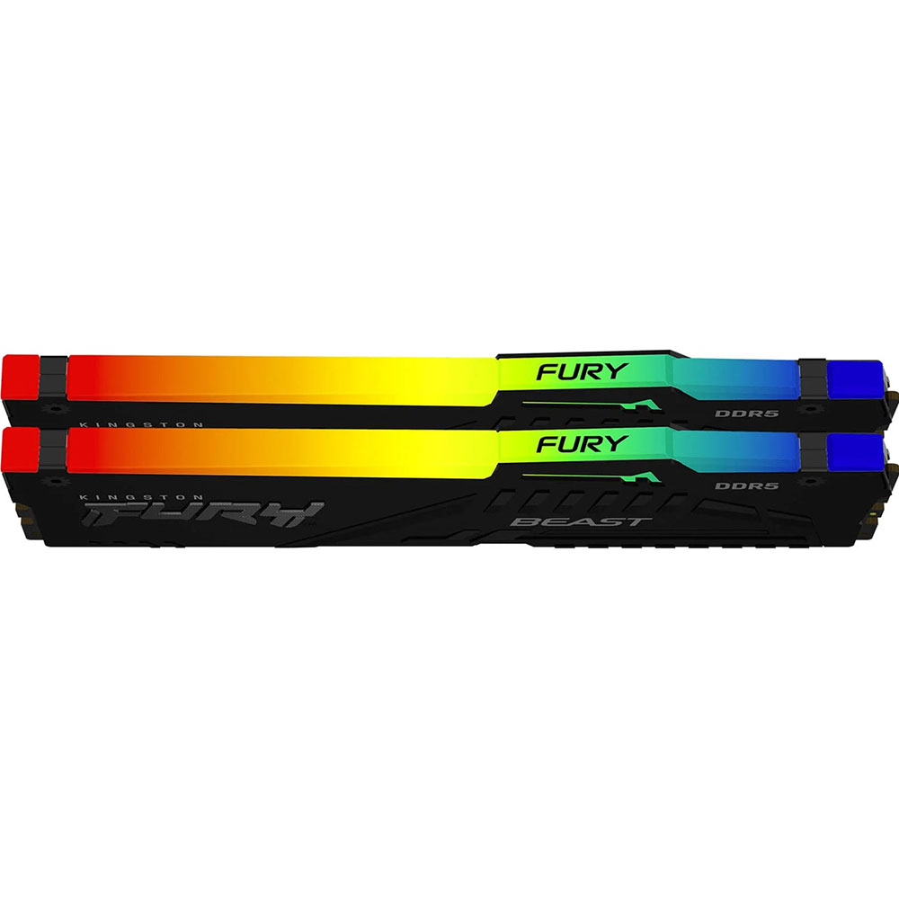 Набор KINGSTON FURY Beast DDR5 16GB (2x8GB) 6000 MHz RGB (KF560C36BBEAK2-16) Объем 16 Гб