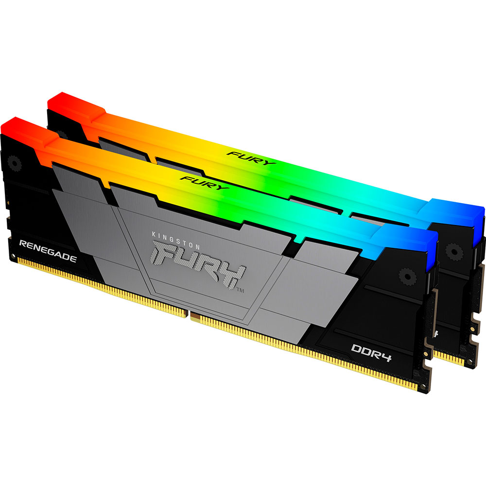 Набор KINGSTON FURY Renegade DDR4 64GB (2x32GB) 3200 MHz RGB (KF432C16RB2AK2/64) Назначение для настольного компьютера