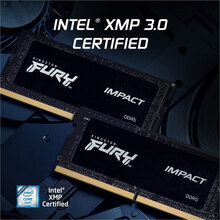 Модуль пам'яті KINGSTON 16Gb DDR5 6000MHz SO-DIMM Impact (KF564S38IB-16)