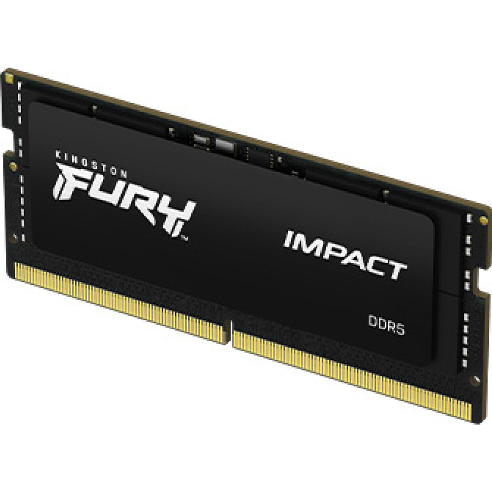 Модуль пам'яті KINGSTON 16Gb DDR5 6000MHz SO-DIMM Impact (KF564S38IB-16) Призначення для настільного комп'ютера