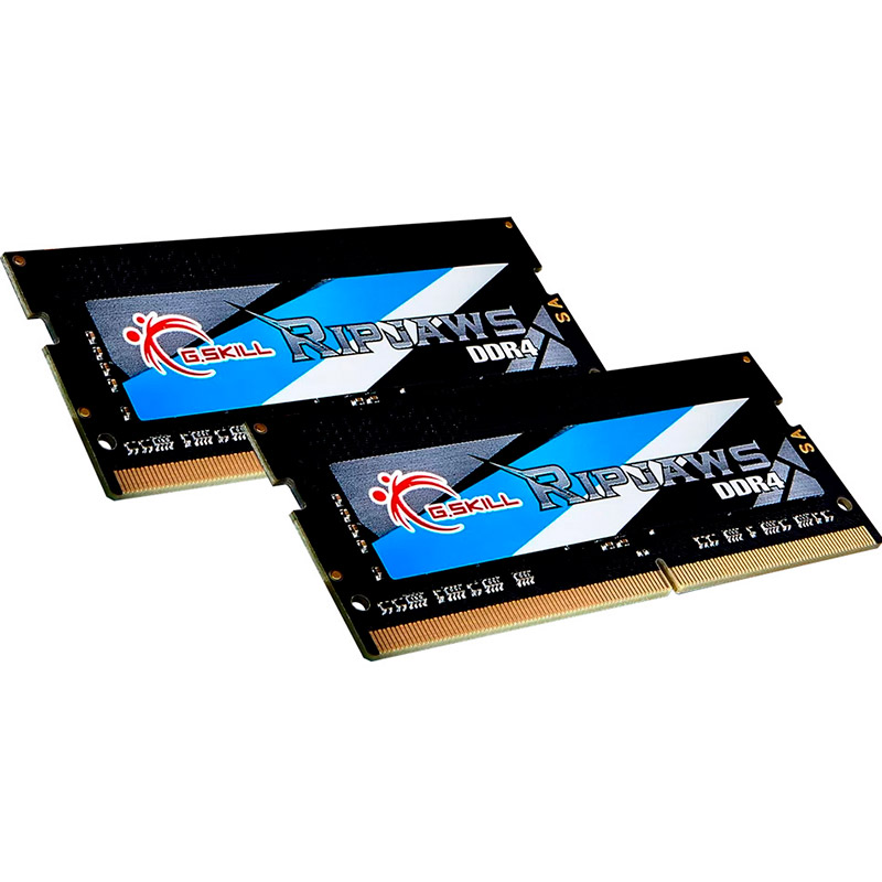 Набір G.SKILL Ripjaws SO-DIMM 32GB DDR4 3200MHz (F4-3200C22D-32GRS) Призначення для ноутбука