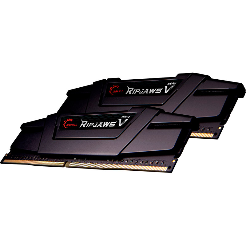 Набір G.SKILL Ripjaws V 8GB DDR4 3200MHz Black (F4-3200C16D-8GVKB) Призначення для настільного комп'ютера