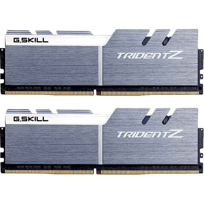 Набор G.SKILL Trident Z 32GB DDR4 3200MHz Silver/White (F4-3200C16D-32GTZSW)