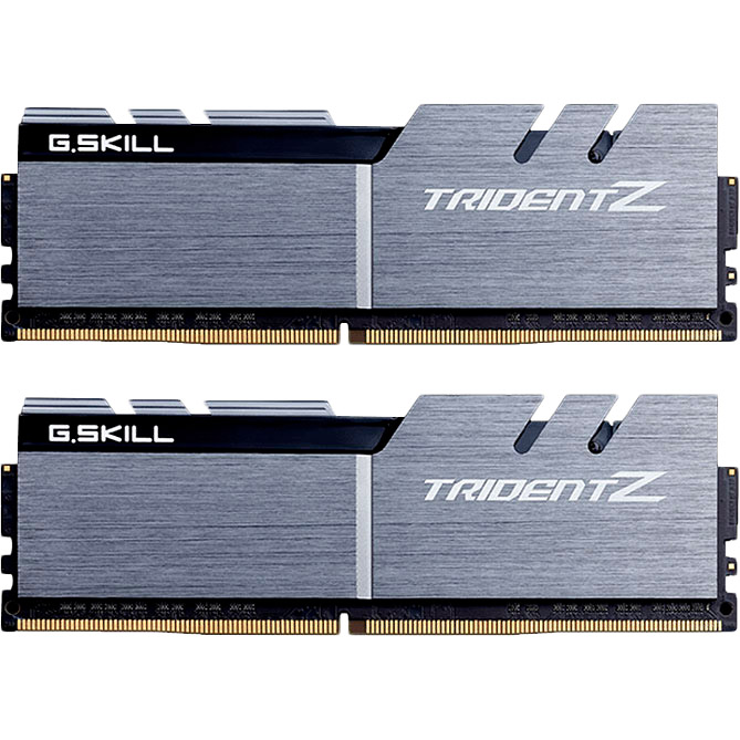 Набір G.SKILL Trident Z 16GB DDR4 3200MHz Silver/Black (F4-3200C16D-16GTZSK)