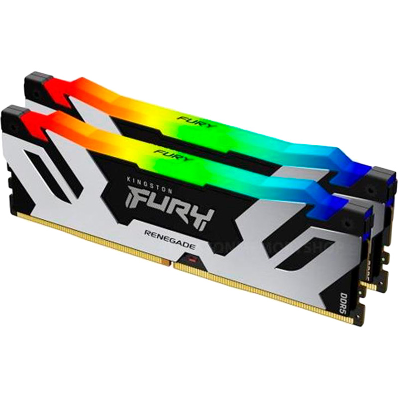 Набор KINGSTON 96GB DDR5 6000Hz RGB Fury Renegade (KF560C32RSAK2-96) Рабочая частота 6000 МГц