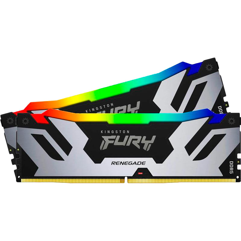 Набор KINGSTON 96GB DDR5 6000Hz RGB Fury Renegade (KF560C32RSAK2-96) Объем 96 Гб