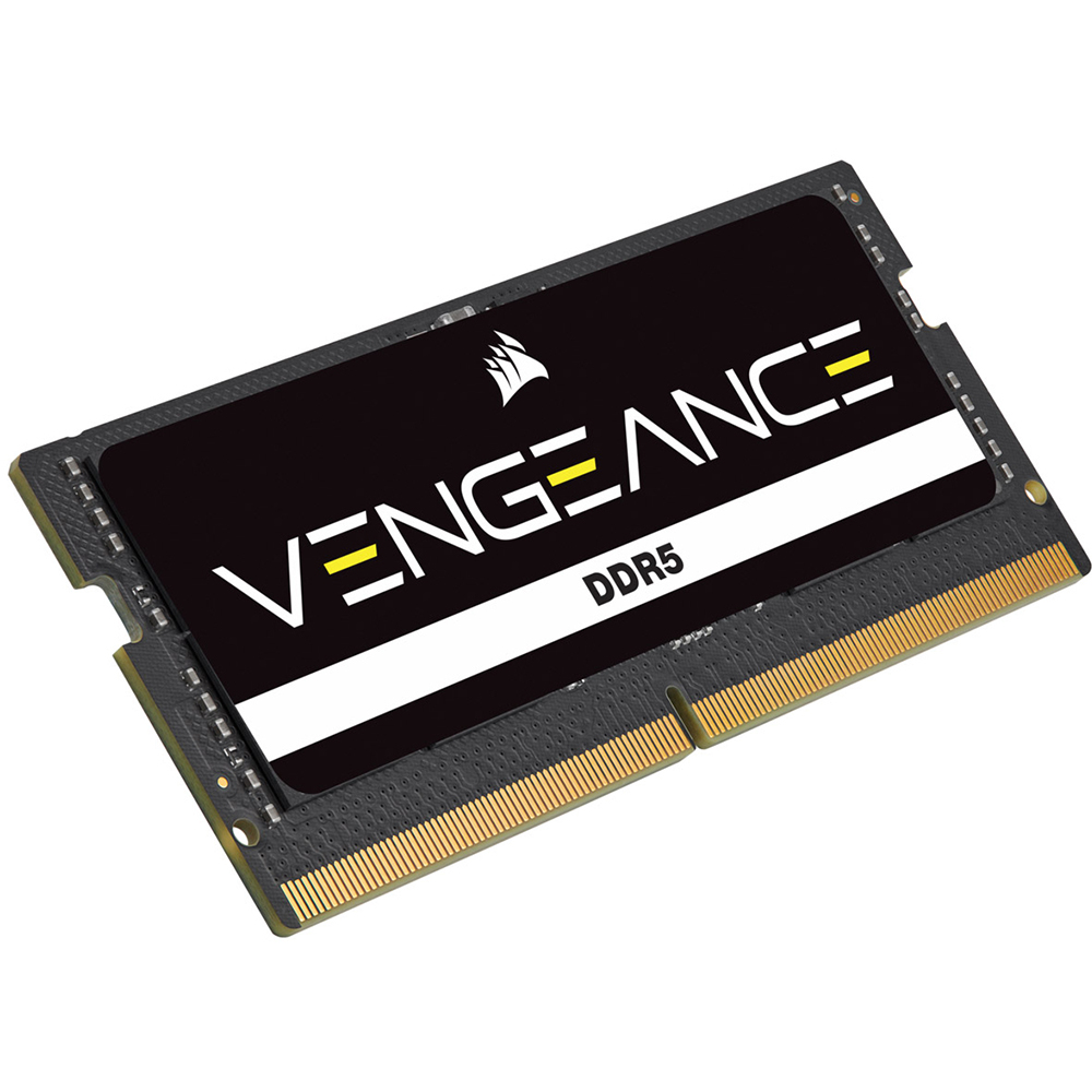 Модуль памяти CORSAIR SoDIMM 16GB DDR5 4800 MHz Vengeance (CMSX16GX5M1A4800C40) Назначение для ноутбука