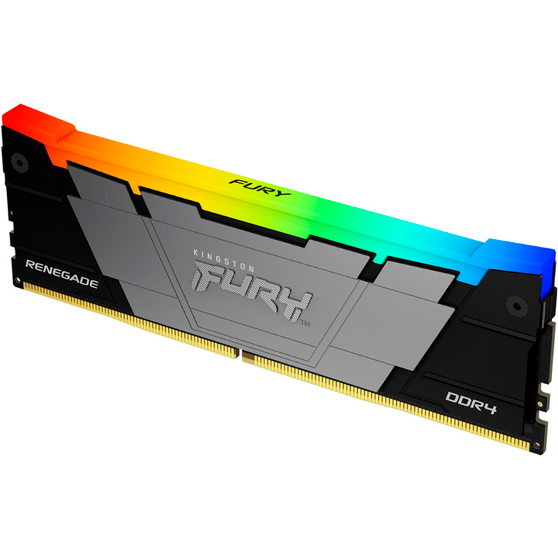 Модуль пам'яті KINGSTON 16GB DDR4 3600MHz Fury Renegade RGB Black/Silver (KF436C16RB12A/16) Тип DDR4