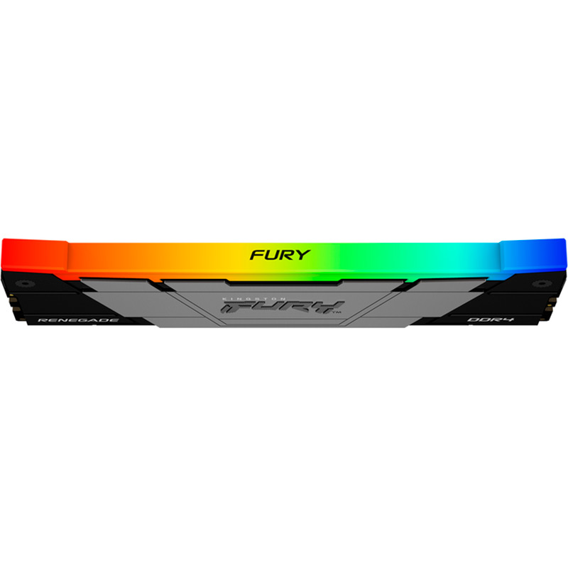 Модуль памяти KINGSTON 16GB DDR4 3600MHz Fury Renegade RGB Black/Silver (KF436C16RB12A/16) Рабочая частота 3600 МГц