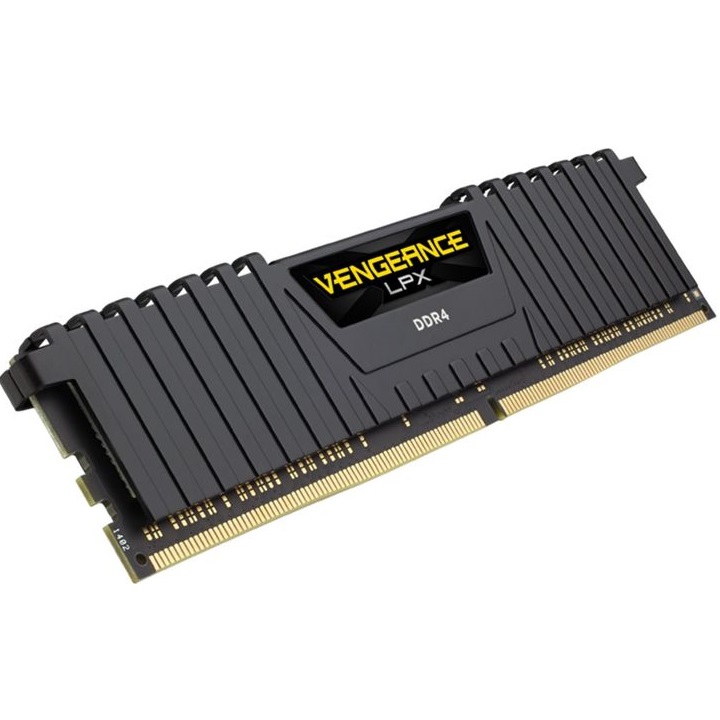 Оперативна пам'ять Corsair DDR4-3200 16384MB PC4-25600 (Kit of 2x8192) Vengeance LPX Black (CMK16GX4M2E3200C16) Тип DDR4