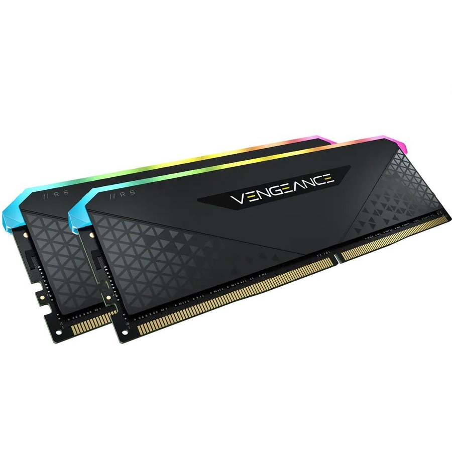 Набор Corsair DDR4 32 GB 3600 MHz Vengeance RGB RS Black (CMG32GX4M2D3600C18) Тип DDR4