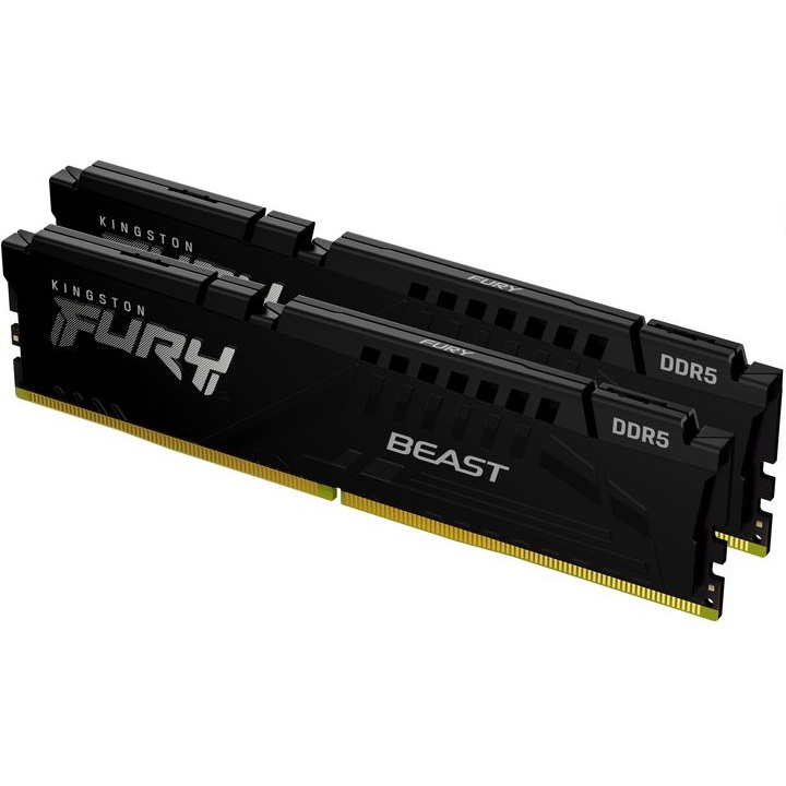 Оперативна пам'ять KINGSTON Fury Beast DDR5 2x8 GB 5200 Black (KF552C36BBEK2-16)