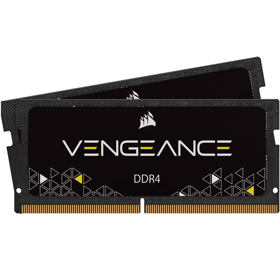 Набор CORSAIR DDR4 32 GB 3200 MHz Vengeance SO-DIMM Black (CMSX32GX4M2A3200C22)