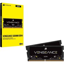 Набор CORSAIR DDR4 32 GB 3200 MHz Vengeance SO-DIMM Black (CMSX32GX4M2A3200C22)