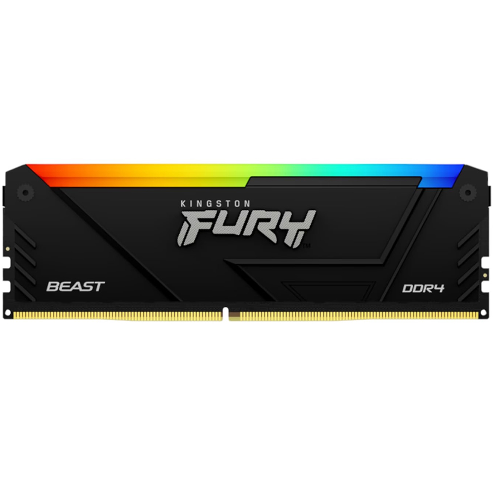 Набор KINGSTON 32Gb DDR4 2666MHz Fury Beast RGB (KF426C16BB12AK2/32) Назначение для настольного компьютера