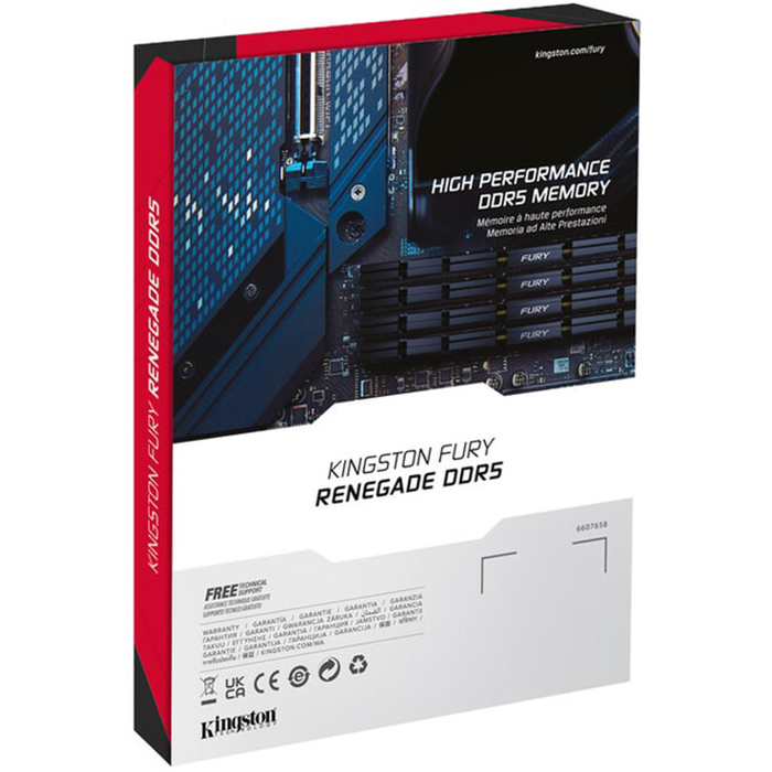 Замовити Модуль пам'яті Kingston Fury Renegade DDR5 48GB 6400MHz XMP (KF564C32RS-48)