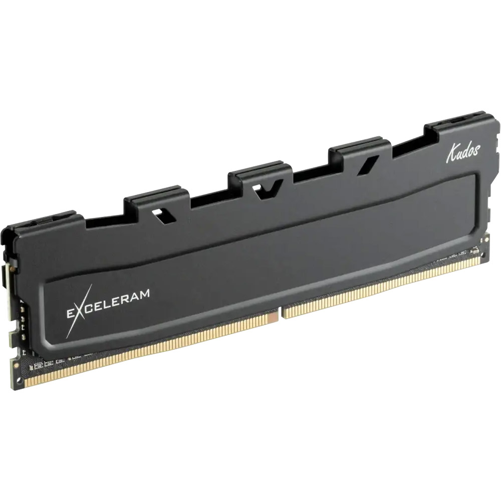 Модуль памяти EXCELERAM DDR4 16GB 3200 MHz Black Kudos (EKBLACK4163216X) Назначение для настольного компьютера