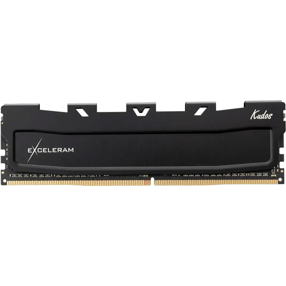 Модуль памяти EXCELERAM DDR4 16GB 3200 MHz Black Kudos (EKBLACK4163216X)