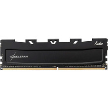 Модуль памяти EXCELERAM DDR4 16GB 3200 MHz Black Kudos (EKBLACK4163216X)