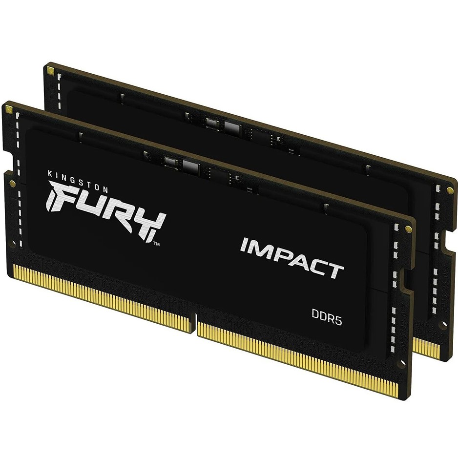 Набор KINGSTON 32GB DDR5 6400MHz Fury Impact (2x 16) (KF564S38IBK2-32) Назначение для ноутбука