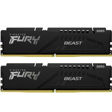 Набор KINGSTON 64GB DDR5 6400 MHz Fury Beast Black (KF564C32BBK2-64)