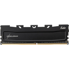 Модуль пам'яті EXCELERAM DDR4 16GB 3600MHz Black Kudos (EKBLACK4163618X)